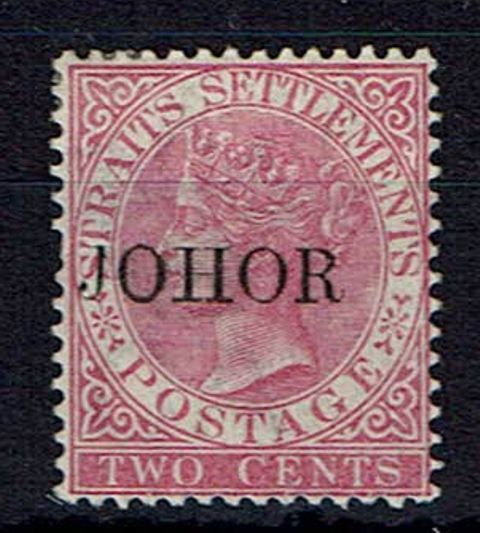Image of Malayan States ~ Johore SG 10a LMM British Commonwealth Stamp